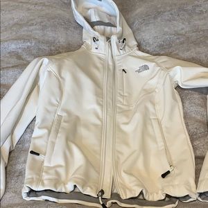 White north face coat!